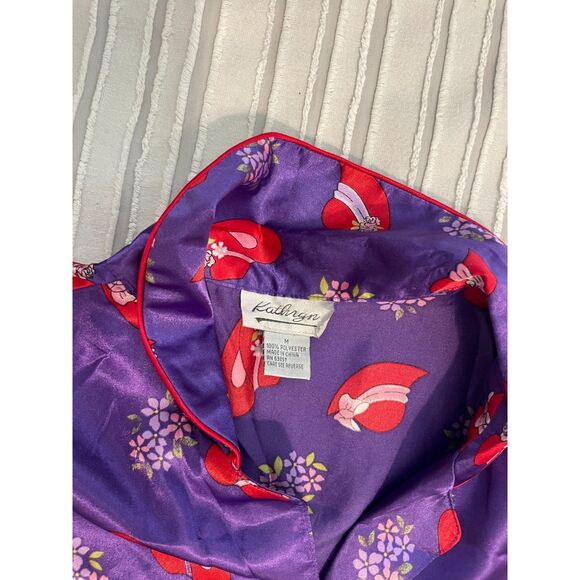 Vintage Satin Weave Pajama Set Size Medium - Picture 5 of 6